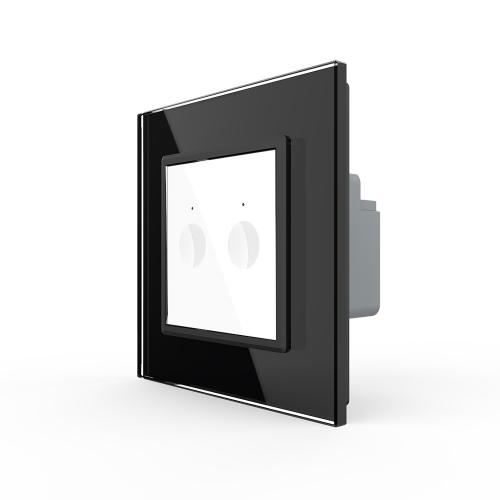 Rollladenschalter Notch Schwarz LIVOLO 