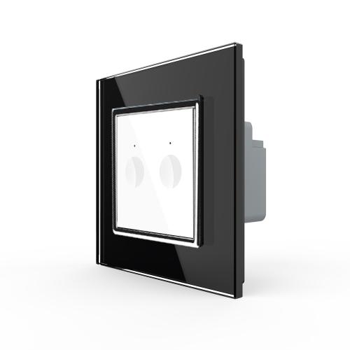 Rollladenschalter Notch Schwarz LIVOLO 