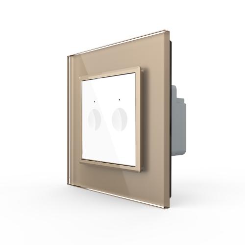 Rollladenschalter Notch Gold LIVOLO 