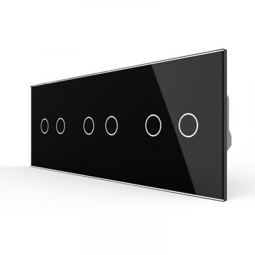  3 SmartHome Rollladenschalter Schwarz LIVOLO EC