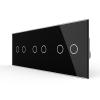  3 SmartHome Rollladenschalter Schwarz LIVOLO EC