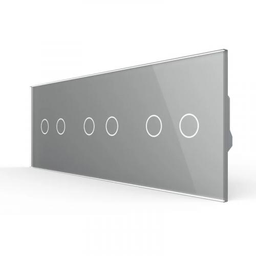 3 SmartHome Rollladenschalter Grau LIVOLO EC