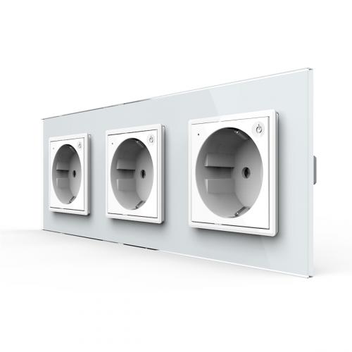 3-Fache Smarthome Steckdosen Wei� LIVOLO EC