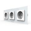 3-Fache Smarthome Steckdosen Wei VL-FCTC16AZ2-3xSR-11 LIVOLO EC