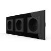 3-Fache Smarthome Steckdosen Schwarz LIVOLO EC