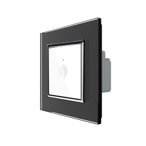 1-facher Wechselschalter / Kreuzschalter Notch Schwarz LIVOLO 
