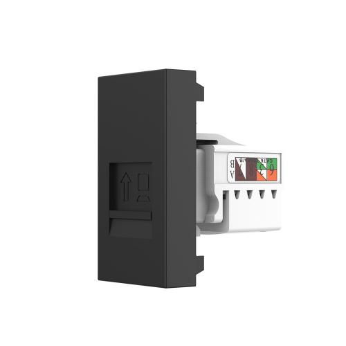 1/2 Netzwerk LAN Modul schwarz VL-FCCP-1BP LIVOLO 