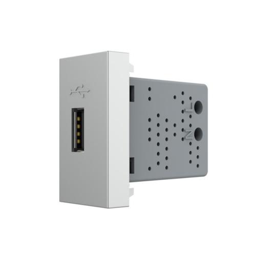 Livolo halbes USB-Modul zum Aufladen von Geräten in grau