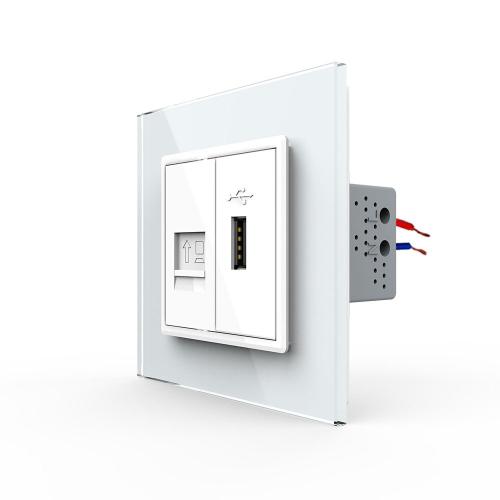 USB- + Netzwerk Module wei� LIVOLO