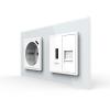 USB-A + Netzwerk + Steckdosen  + USB-C  Module Wei� LIVOLO 