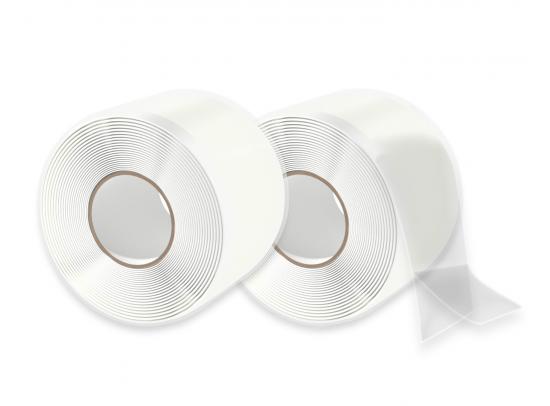 2x Silikonband selbstverschweiend transparent 3m x 38mm